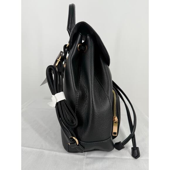 NEW-Walmart Time and Tru Faux Leather Mini Drawstring Backpack - Picture 7 of 9